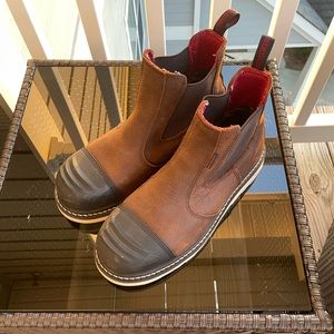 AVENGER MEN'S WATERPROOF ROMEO WEDGE WORK BOOTS